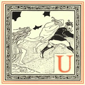 1899년 "명사들의 알파벳"에 묘사된 운디네