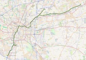 밀라노 지하철 2호선 노선도