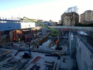 2016년 공사중인 포를라니니 FS역