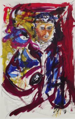 로트레아몽, 프랑스 화가 아르노 쿠를레 드 브레길 (2012, 아크릴, 90 x 120)