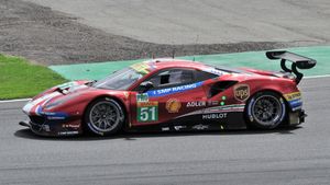 2018 실버스톤 6시간에서 #51 AF Corse 페라리 488 GTE