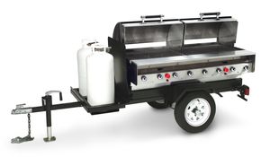 모델 Mobile-SLPX 상업용 바비큐 그릴