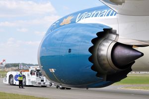 보잉 787-9 드림라이너에 장착된 GEnx 엔진