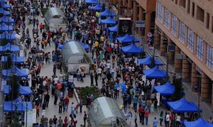 아르메니아 예레반에서 열리는 유럽의 날 축제