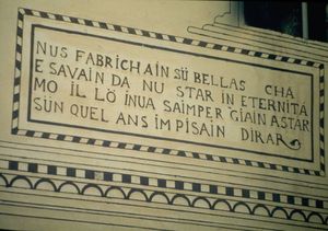 과르다의 로만슈어 즈그래피토