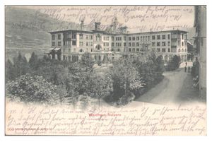 1989년 5월 27일에 화재로 소실되기 전의 호텔 발트하우스 불페라