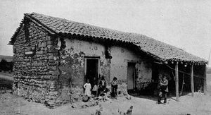 1840년 샌타모니카의 아도비 가옥