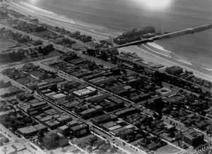 1941년경 샌타모니카의 항공 사진