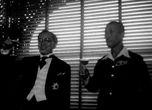 호세 P. 라우렐과 구로다, 1943년 10월 14일, 제2 필리핀 공화국 국회의 개회식에서