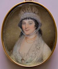 1794년 제임스 피일이 그린 돌리의 미니어처 초상화