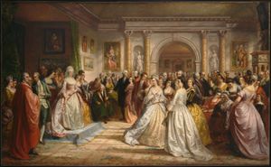 다니엘 헌팅턴의 공화정 법정, 또는 워싱턴 여사의 리셉션 날 (1861년경)