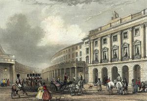 1837년의 리젠트 스트리트