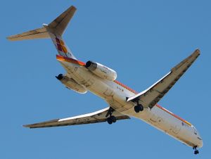 후방에서 본 이베리아 MD-88
