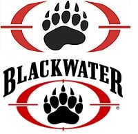Blackwater logo introduced 2007 (top) and original logo (below)