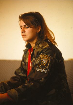 1992년 비스코에서 ARBiH 징집병