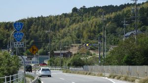 국도 제248호와의 중복 (아이치현 누카타군 고타정 후카미조)