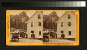 바 객실 문, 레이크 타호 근처 큐버즈의 웹스터 역