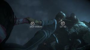 《언틸 던》에서 플레이어는 예기치 않은 결과를 초래할 수 있는 신속한 결정을 내려야 한다.