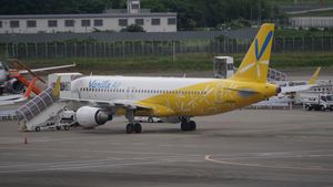 나리타의 바닐라 에어 에어버스 A320 (2017)