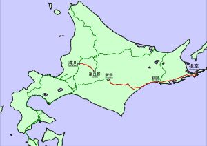 주요 역이 표시된 노선도(2024년 기준)