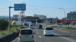 국도 4호와의 합류 지점 (미야기현 이와누마시 후지나미 교차점, 종점까지 중복 구간)