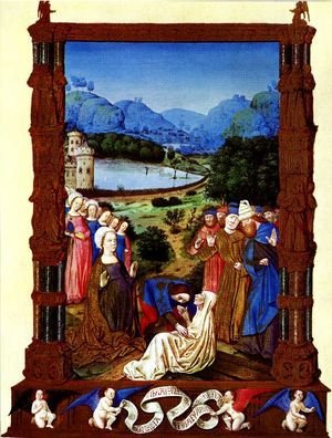 트레스 리체스 헤우레스에 있는 장 콜롱브 작의 성십자가 발견.