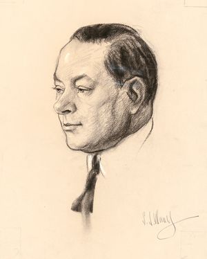 데이비드 사르노프(1929), 사무엘 존슨 울프, 국립 초상화 미술관