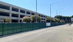 주차장 건설 중(2021년 7월)