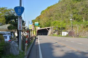 험준한 곳: 오야시라즈 부근니가타현 이토이가와시 오아자 이치부리(2019년 5월)