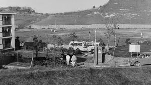 조성 개발 당시의 시오미다이 (1966년)