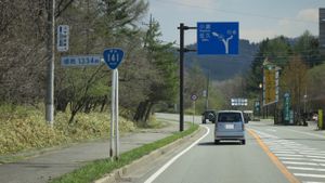 야마나시현 호쿠토시 다카네정(2016년 5월)