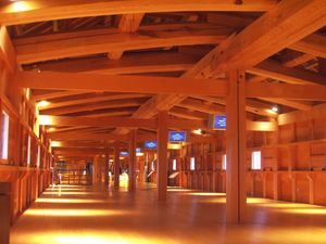 고주켄 나가야(2001년 복원) 내부