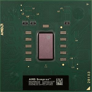 AMD 셈프론 3000+ (SDA30000DUT4D)의 윗면