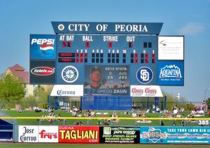 피오리아 스포츠 콤플렉스에서의 경기