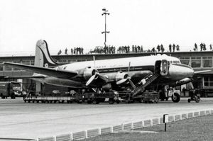 튀니스에어 Douglas DC-4 1957년 파리 (오를리) 공항