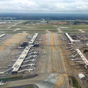 2018년 델타 항공편 출발 시 A 및 T 탑승구 모습