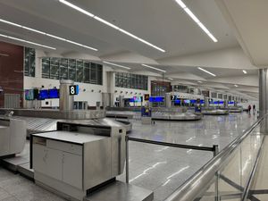 국내 수하물 찾는 곳.