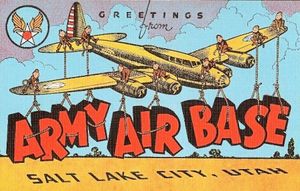 제2차 세계 대전 솔트레이크 시티 육군 항공 기지 엽서