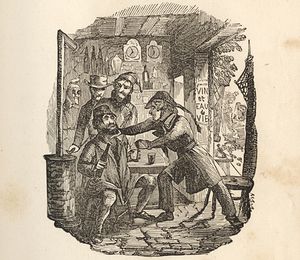 1859년 비독이 그를 추적한 후 강도를 체포하는 삽화