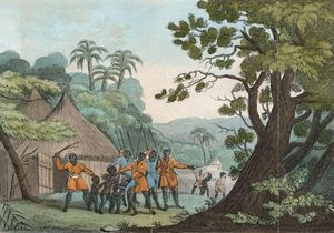 세네갈강을 따라 노예 무역이 이루어지던 카요르 왕국