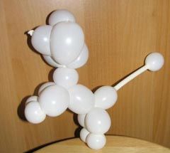 트위스트 풍선으로 만든 풍선 모델링의 예