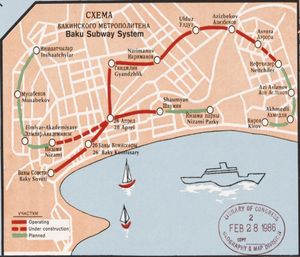 1970년 바쿠 지하철 시스템