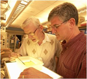 로타텍 개발자인 H. 프레드 클라크와 폴 오핏.