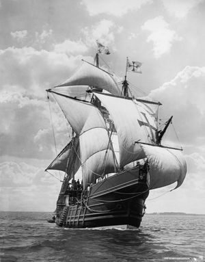 캐러크선. 알메이다는 동방 항해에 이 배 14척을 사용했다.