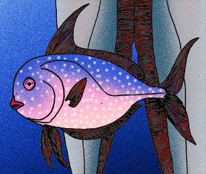 멸종된 심해어류 Turkmenidae의 가장 젊은 구성원인 {{lang의 재구성, 이 종은 올리고세 후기에 해당한다.