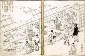 18세기 일본의 초기 수족관