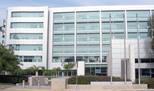 롱비치에 위치한 총장 사무실