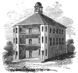 1808년에 건설된 최초의 버몬트 주 의사당은 실버너스 볼드윈이 설계했다.