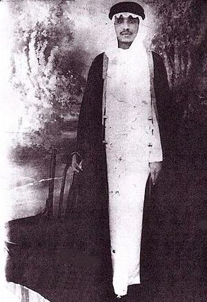 열한 번째 아미르인 압둘라 2세 빈 무팁 2세 빈 압드 알 아지즈 빈 무팁 1세 빈 압둘라 1세 빈 라시드의 초기 사진