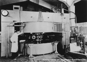 1943년에 완성된 두 번째 이화학연구소 사이클로트론